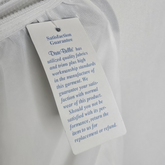 New Vintage VTG Dixie Belle Style 719 Nylon White Brief Panty Underwear Size 11 - Picture 5 of 8